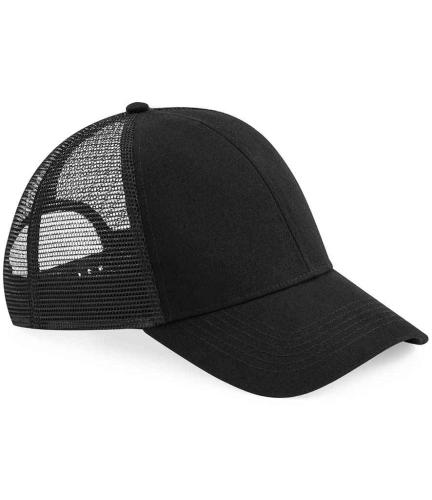 Beechfield Organic Cotton Trucker Cap - BLK - ONE